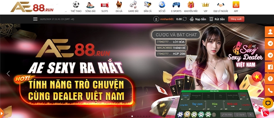 một số Những lý do khiến Live casino AE88 trở thành điểm đến hấp dẫn